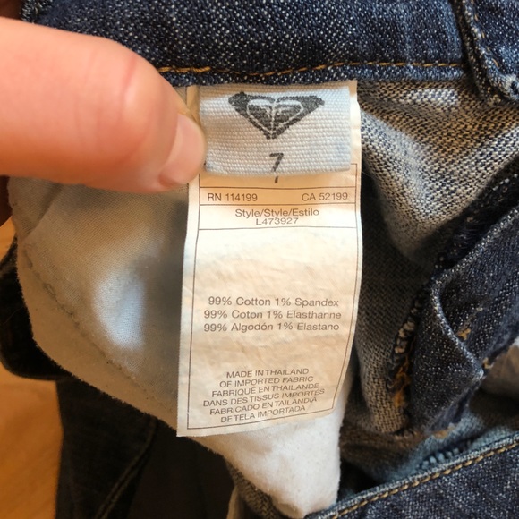 Roxy Sano Wide Leg Blue Jeans - size 7 - Picture 3 of 8